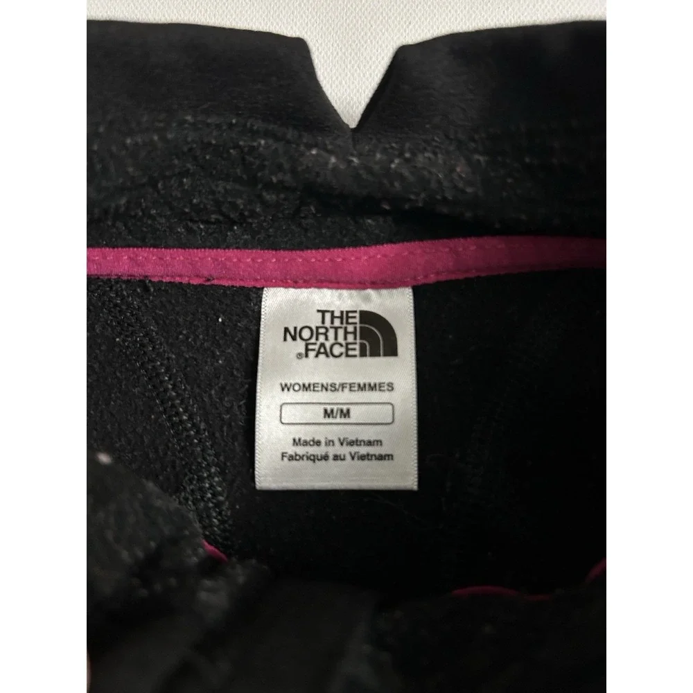 The North Face Women's Quarter-Zip Pullover- Black Reflective M